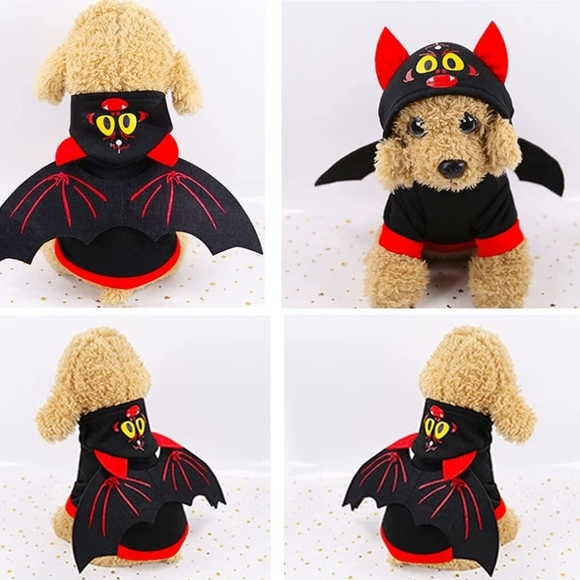 Cat or Dog Bat Wings Costume - Picture 2 of 4